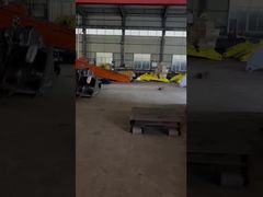 Excavator long boom is prepare and ready to delivery